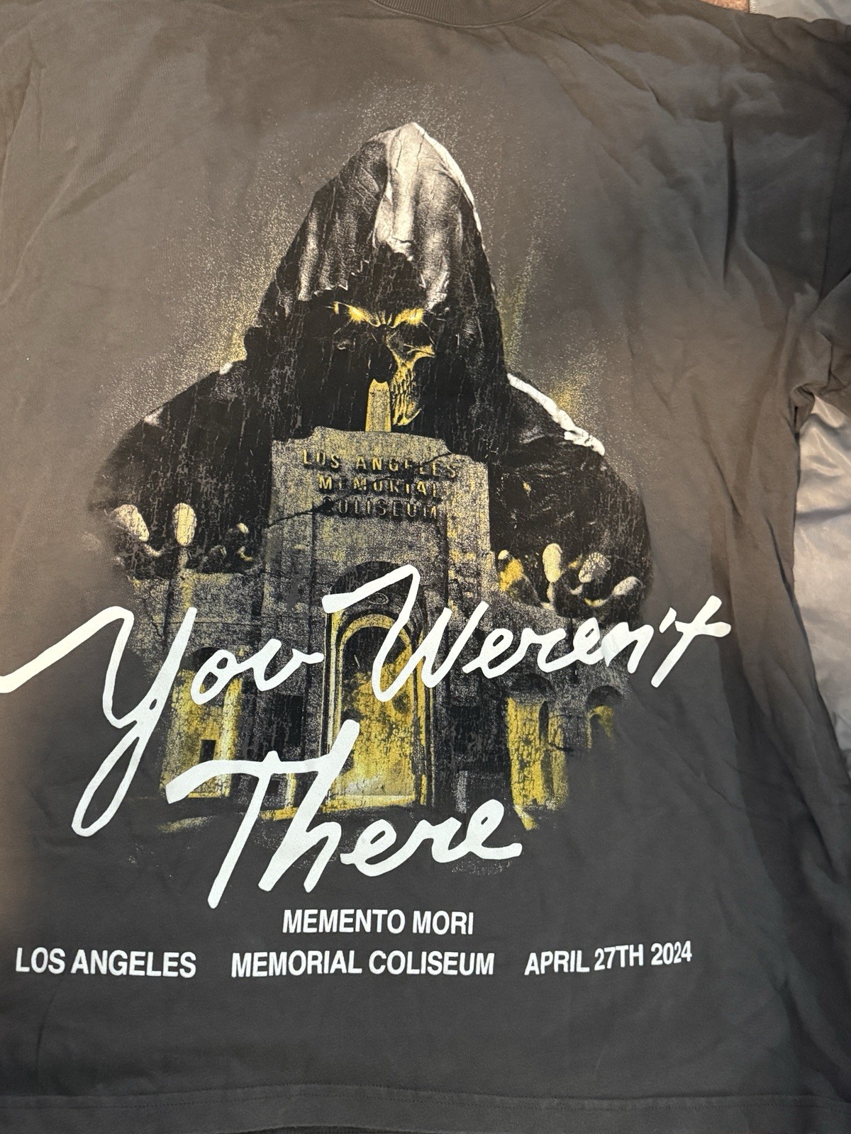 NWT Darc Sport Wolves , Memento Mori You Weren&rsquo;t There Tour , Large Tshirt Gray