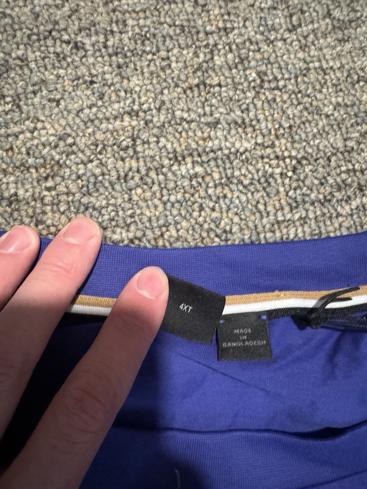 Hugo Boss NWT Purple Shirt Size 4X Tall