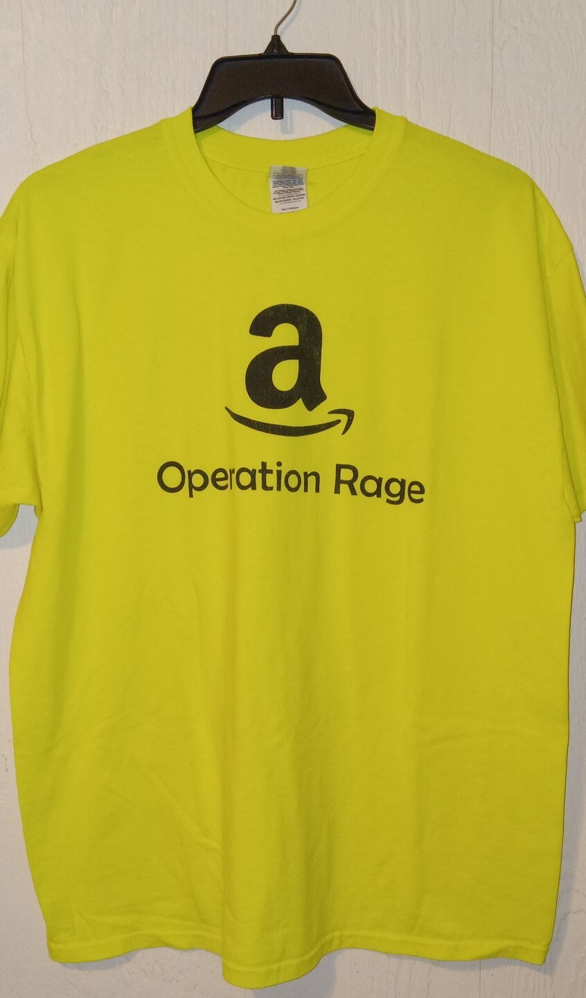 Amazon Operation Rage OR Logo Yellow Sz XL Men&rsquo;s T-Shirt Georgia Pacific