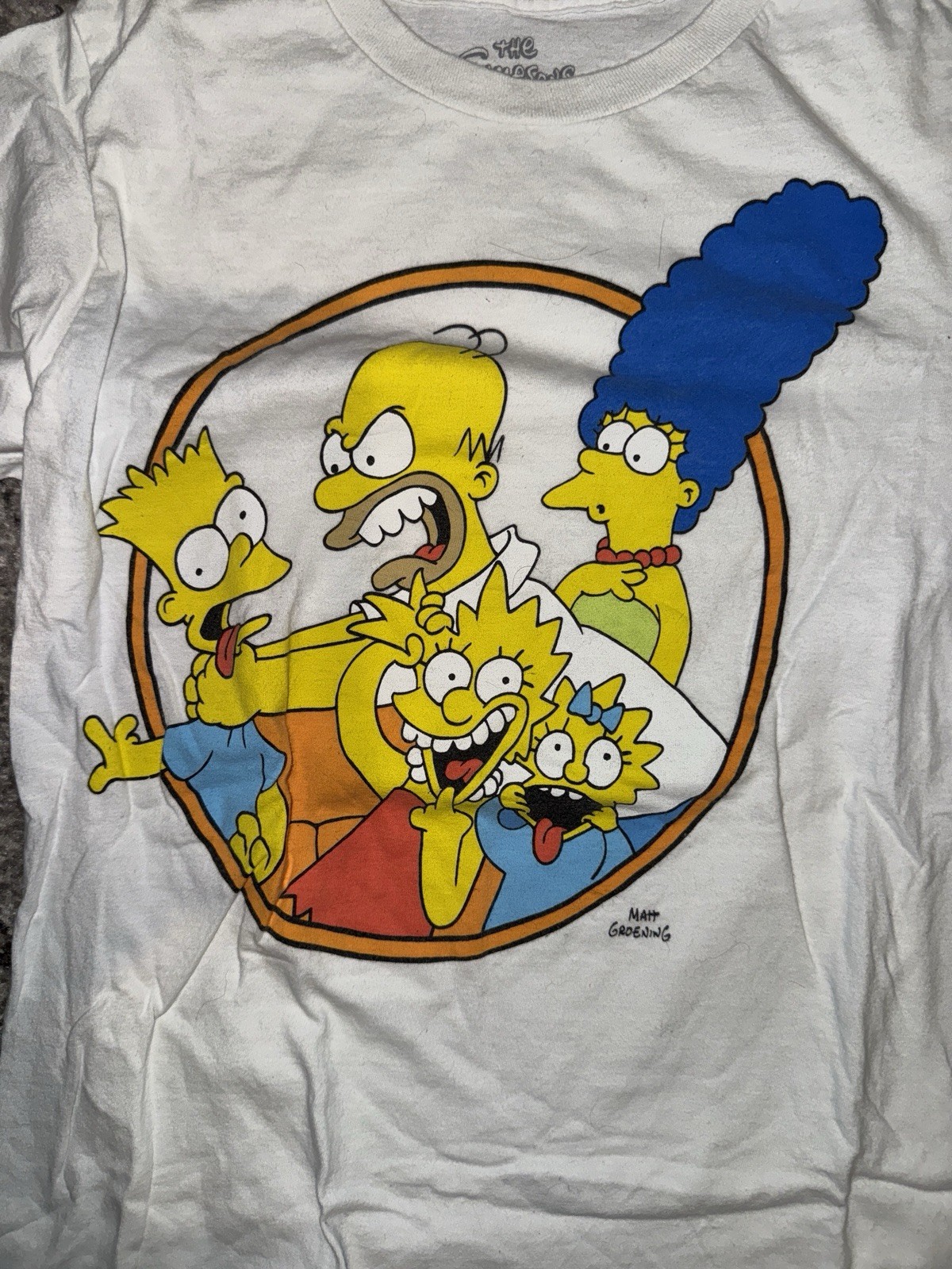 Simpsons t shirt size Adult XS Homer Bart Marge Lisa by Matt Groening