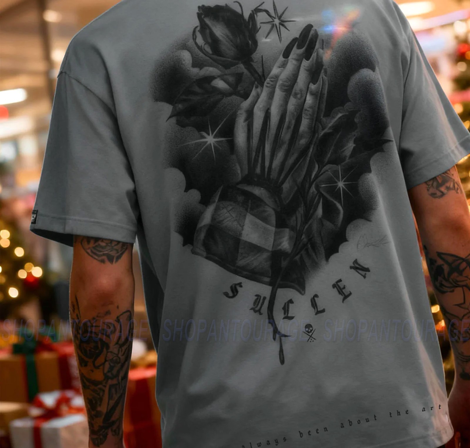 Sullen Art Collective Prayers Premium Fit SCM8371 Short Sleeve T-shirt For Men