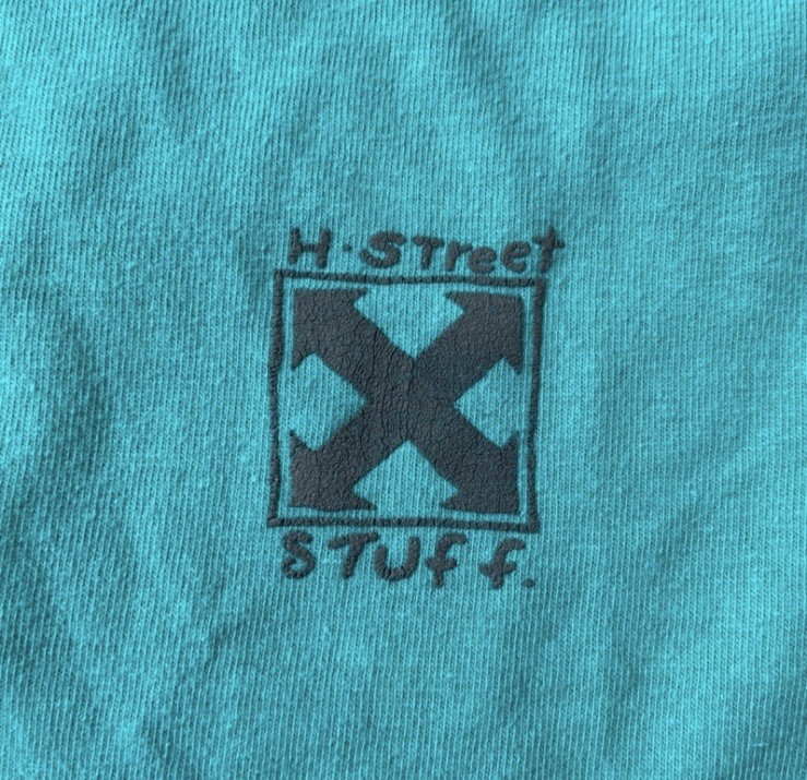 Vintage 1989 David Nielsen x H-Street Pro Model Skate shirt 2-SIDER