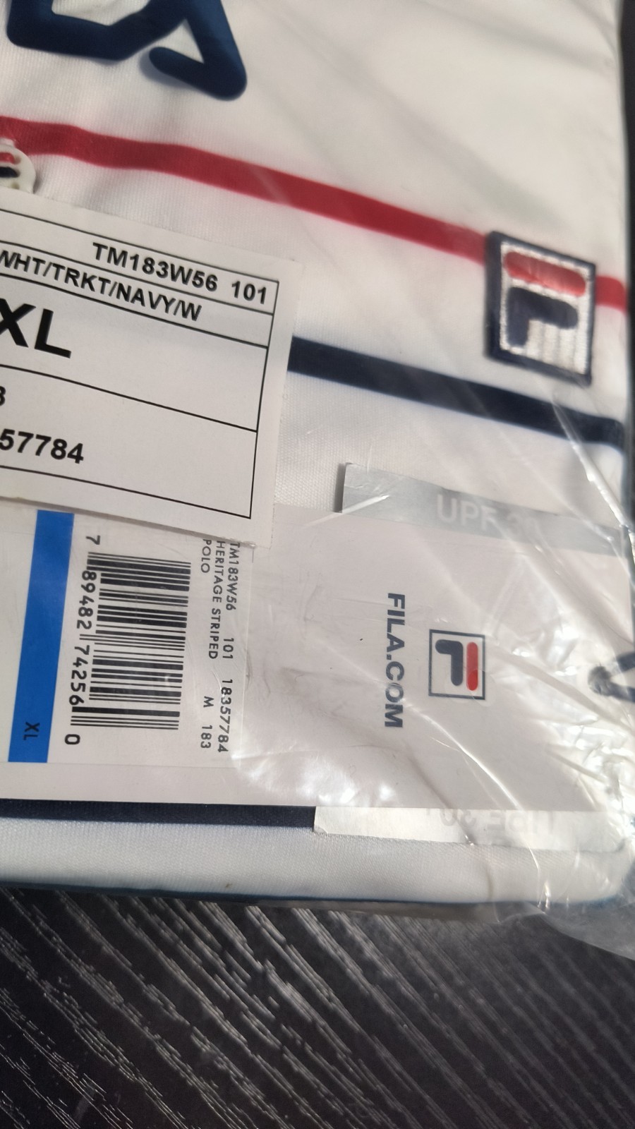 Fila Men&rsquo;s Heritage Stripe Polo Shirt