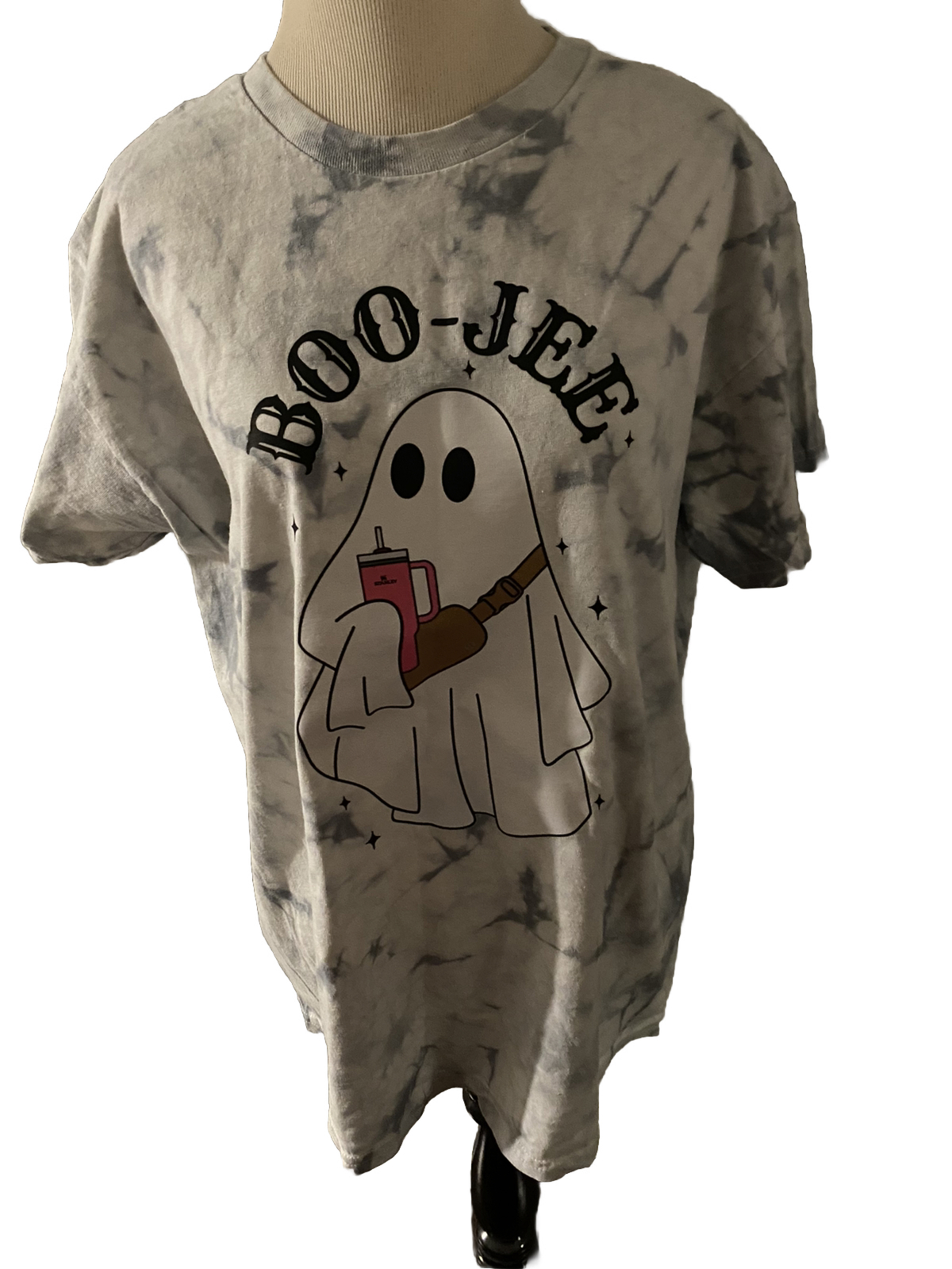 Boo-Jee Crystal Wash T-shirt Size Large