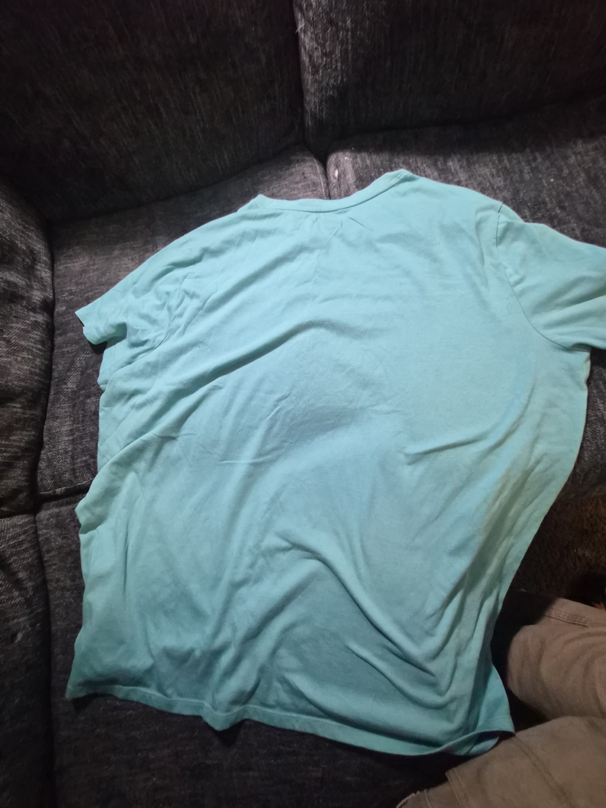 DSG Men’s 3XL Blue Solid Crew Neck Short Sleeve T-Shirt w/ Chest Pocket