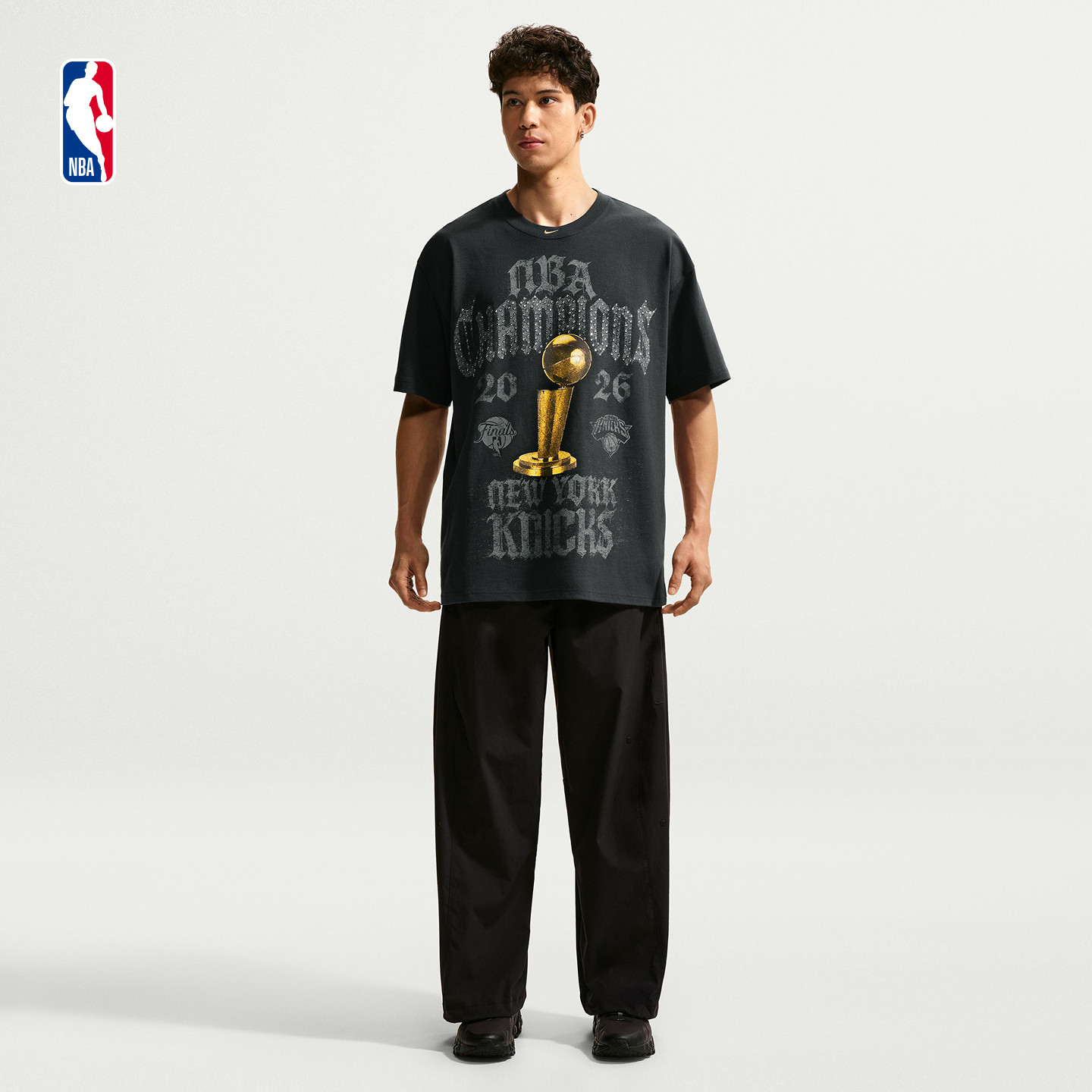 Nike 2025/26 New York Knicks NBA Championship &lsquo;Coal Black&rsquo;