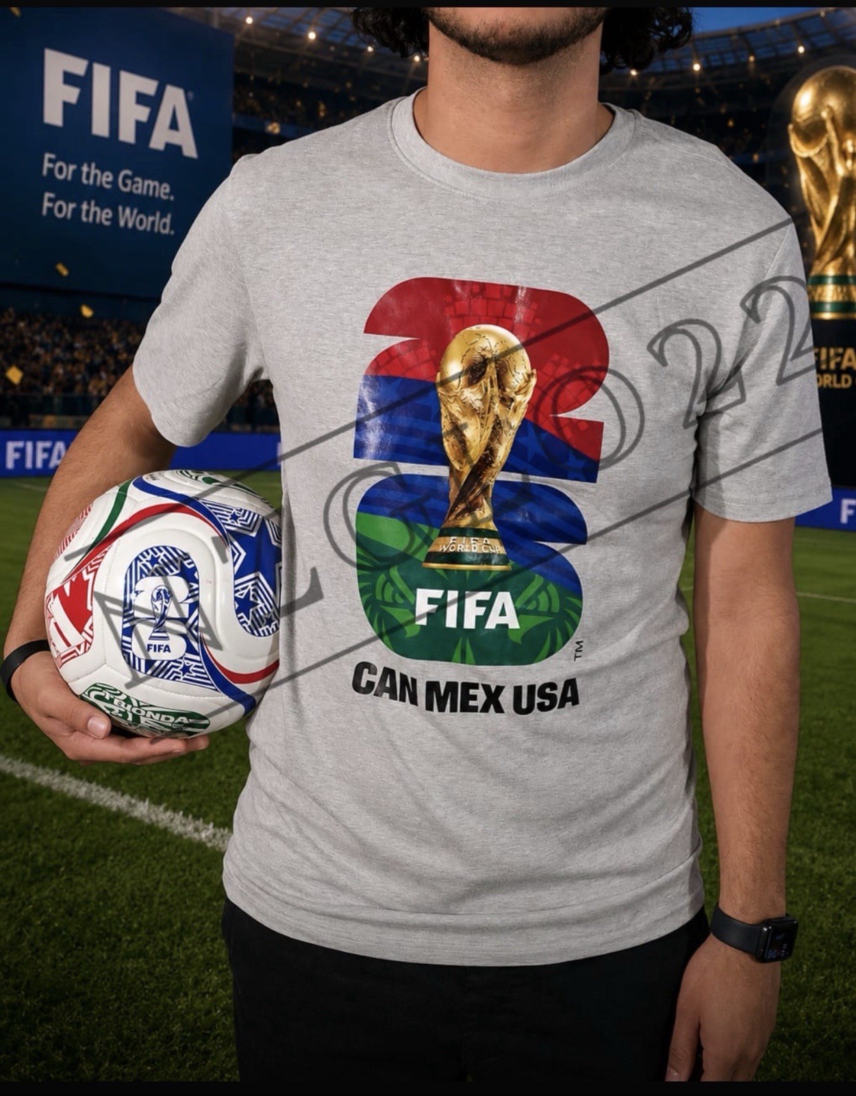 FIFA Official Licensed World Cup Outerstuff T Shirt Medium New with Tag