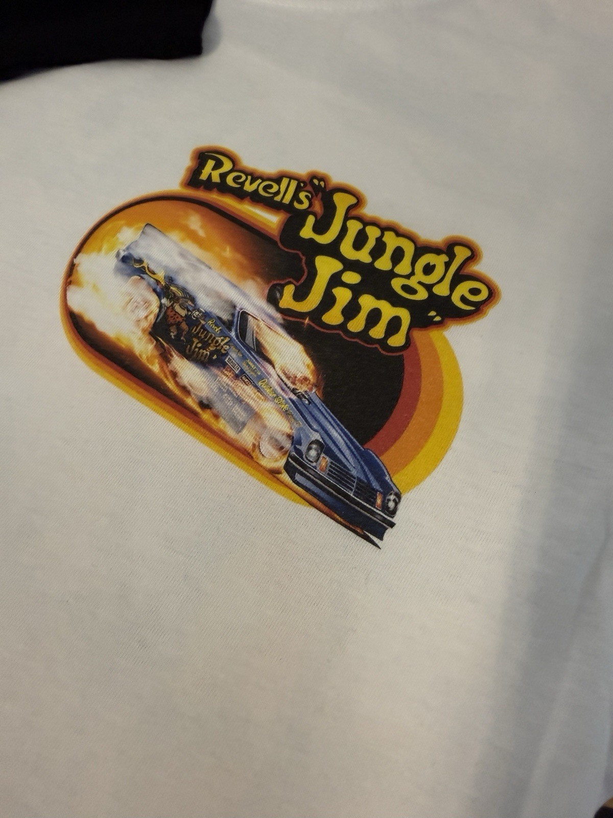 Jungle Jim Blue Vega on fire Vintage style T-Shirt (349) T-Shirt