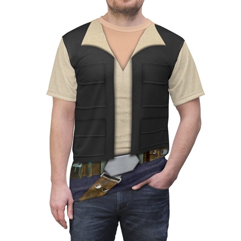 Star Wars Han Solo Cosplay Costume Galaxy&rsquo;s Edge Halloween Tshirt 3D Printed