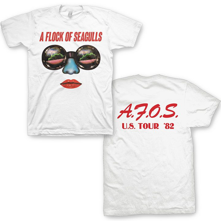 NEW A Flock of Seagulls Band US 1982 Tour Cotton White T Shirt S-5XL EN184