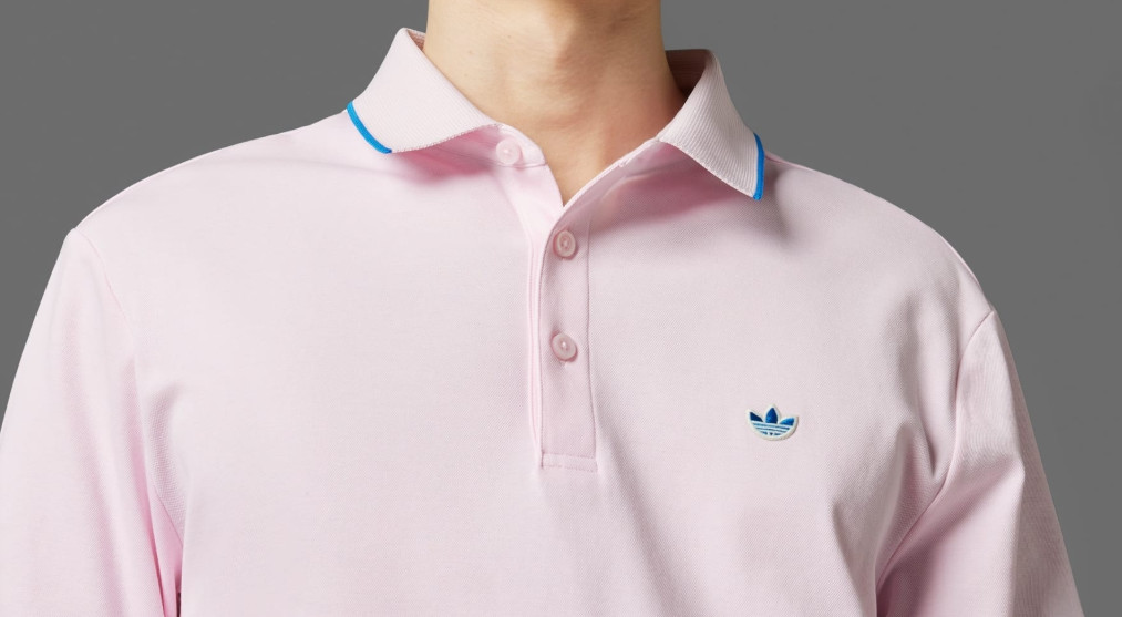 NEW MENS ADIDAS ORIGINALS TREFOIL POLO SHIRT ~SIZE XL #JW3964 LILAC PINK