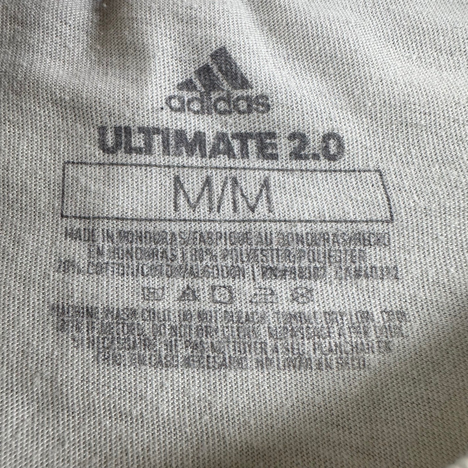 Adidas Ultimate 2.0 Climalite Graphic T-Shirt Mens Medium Cream Green DW5113