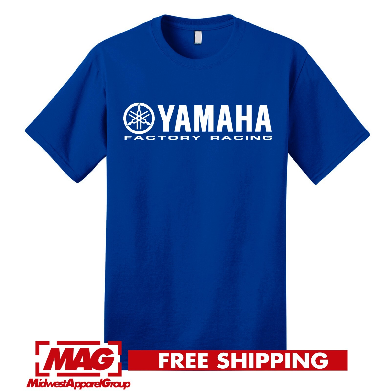 YAMAHA FACTORY RACING T-SHIRT Motocross Shirt Tee ATV OEM R1 R6 Motor Motorcycle