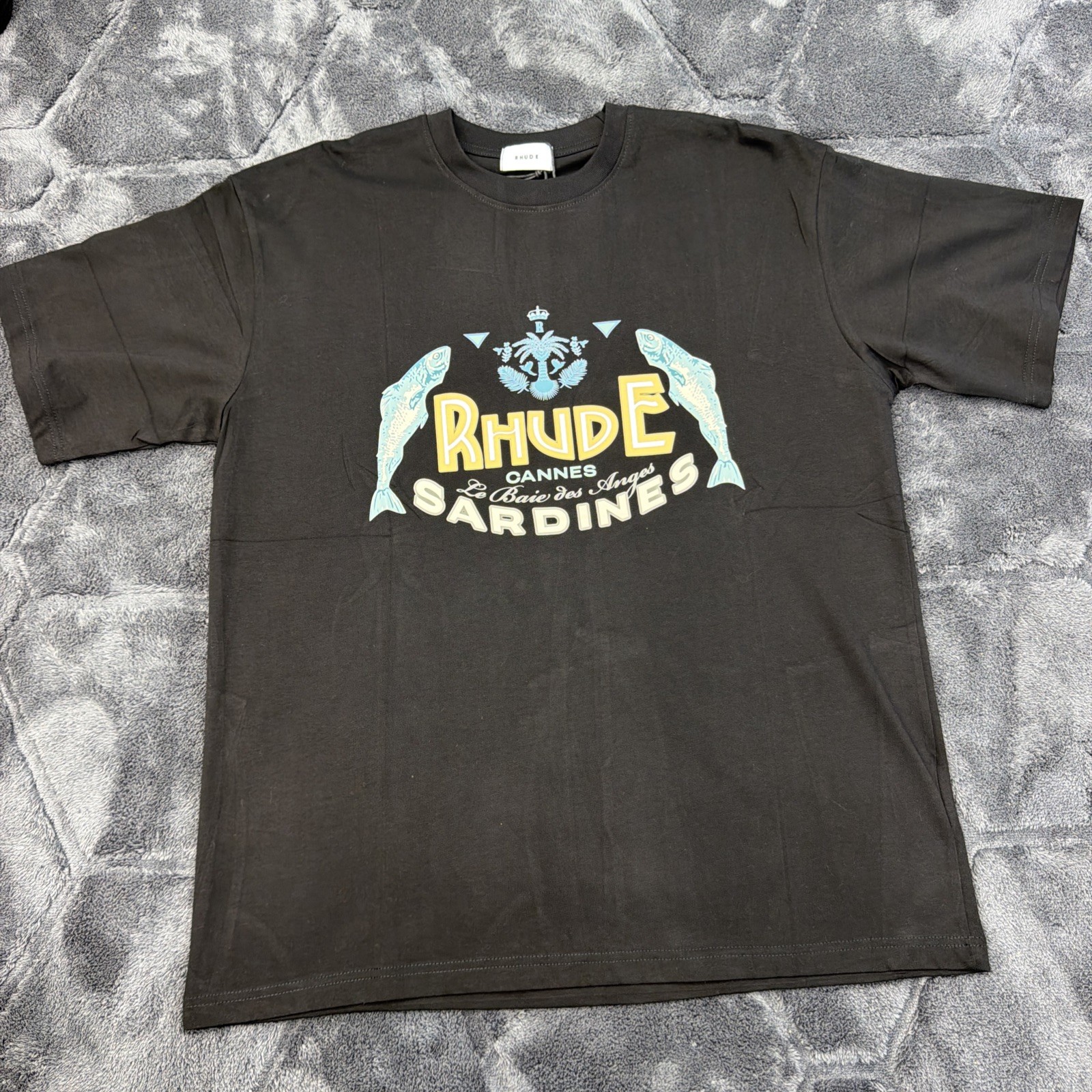 RHUDE T shirt size Large Brand new Black *READ DESCRIPTION*