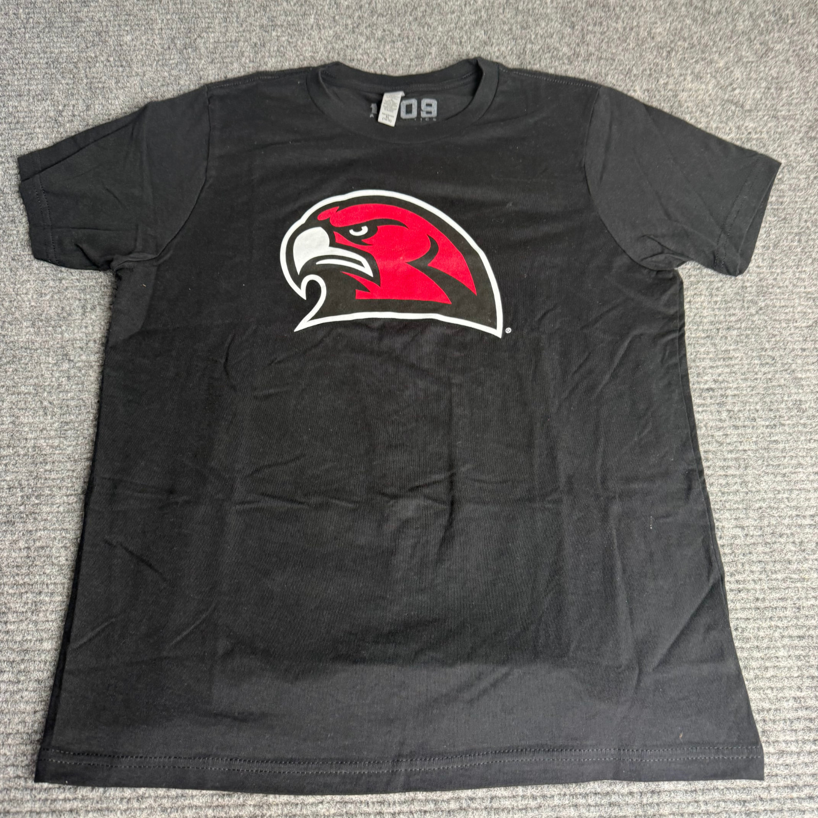 Miami Redhawks Hawk Logo Kid&rsquo;s Youth Black T-Shirt Tee 1809 Authentics