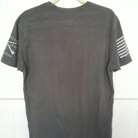 Grunt Style Shirt Rampart Development Group Graphic Logo Men&rsquo;s Large Gray Cotton