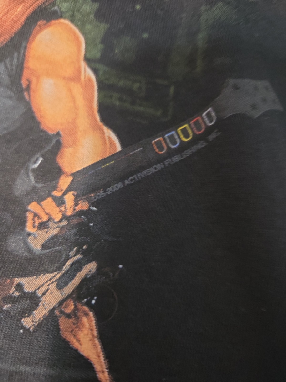 Guitar Hero 2008 Video Game Promo T-Shirt YOUTH LARGE SEE Measurements