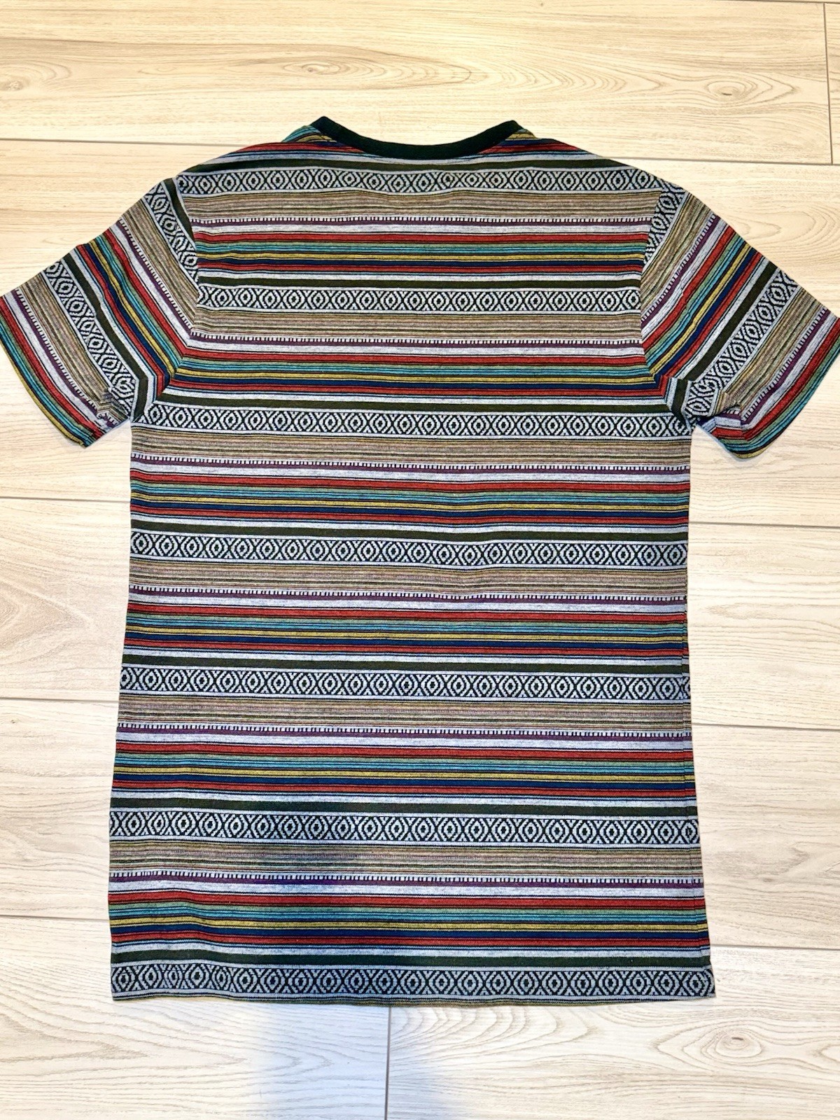 Beautiful Giant Patterned Pocket Tee Shirt Mens Large Multicolor | Fathers Day