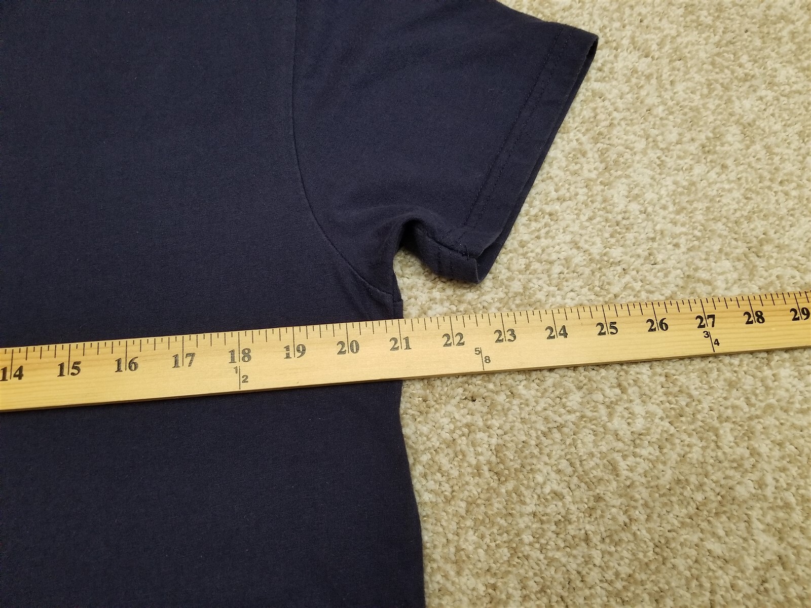 Pacific Blue T Shirt Mens Large Blue Crewneck Casual US 73 Eagle TEE