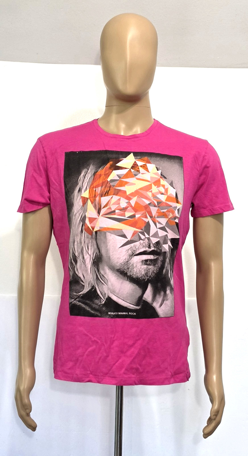 Antony Morato Unisex Minimal Rock Kurt Cobain Cotton T Shirt X-Large/Extra-Slim
