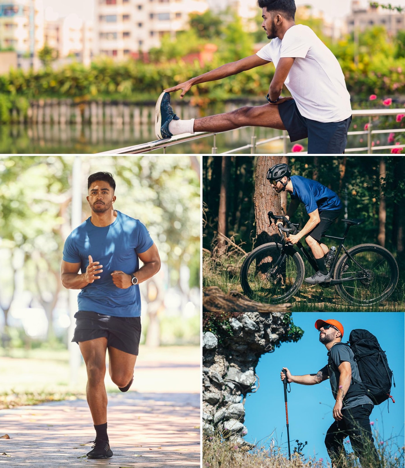 5 Pack Men Mesh Workout Shirts Dry Fit Quick Dry Athletic Tee