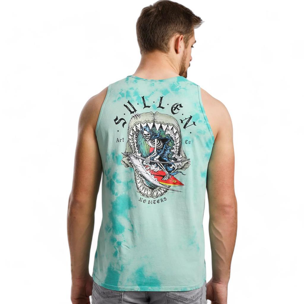 Men&rsquo;s Sullen Art Collective No Biters Neptune Florida Keys Tank Top T-Shirt