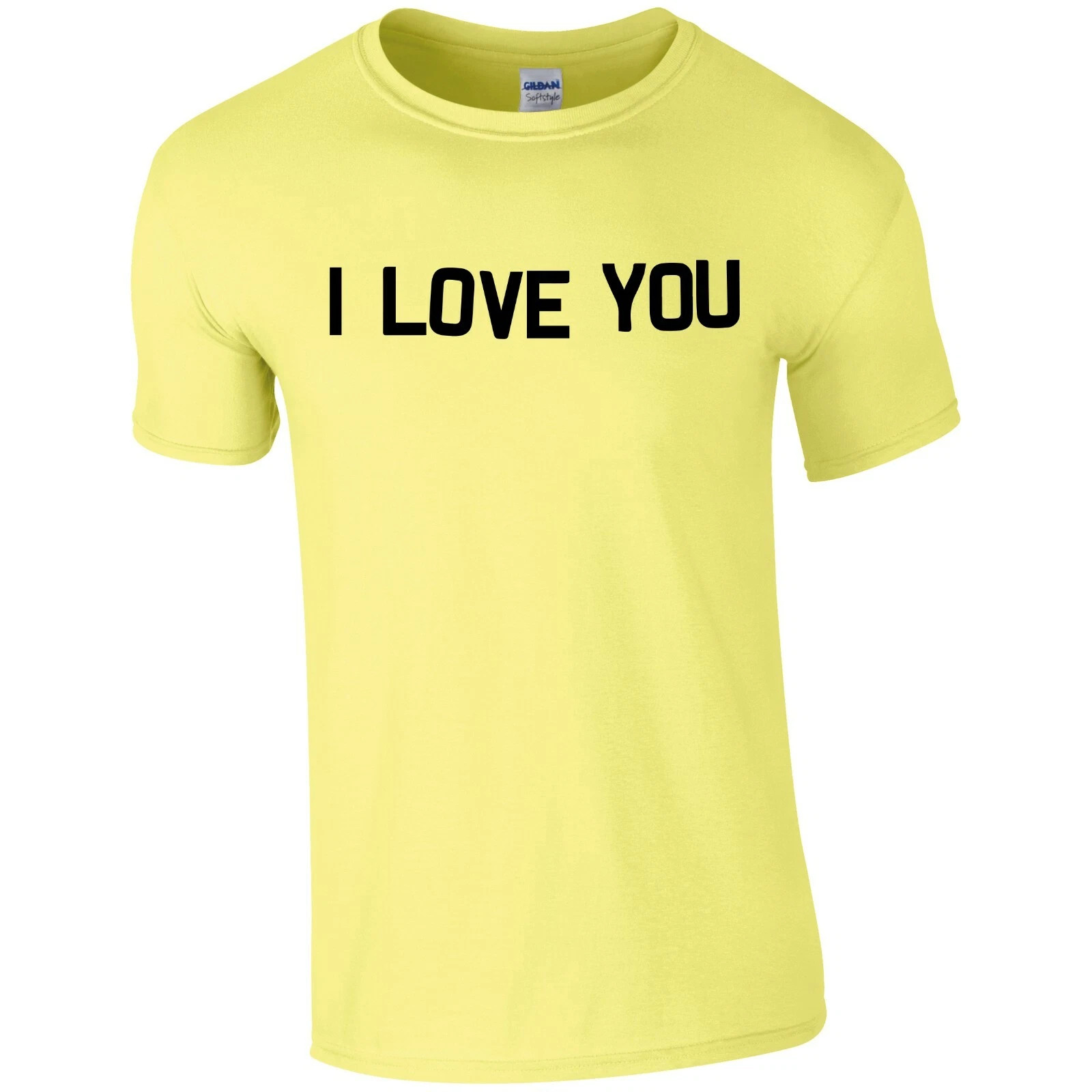 I Love You Funny Quote T-Shirt HOT ITEM (Cornsilk)
