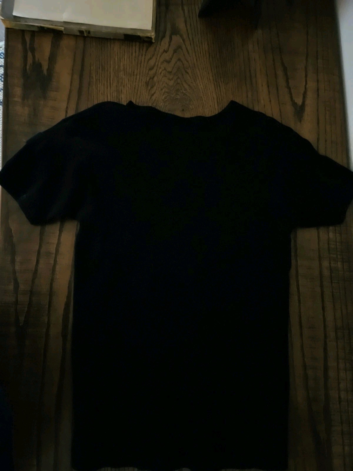 Ribbed Knit V Neck Cargo T-shirt XLarge