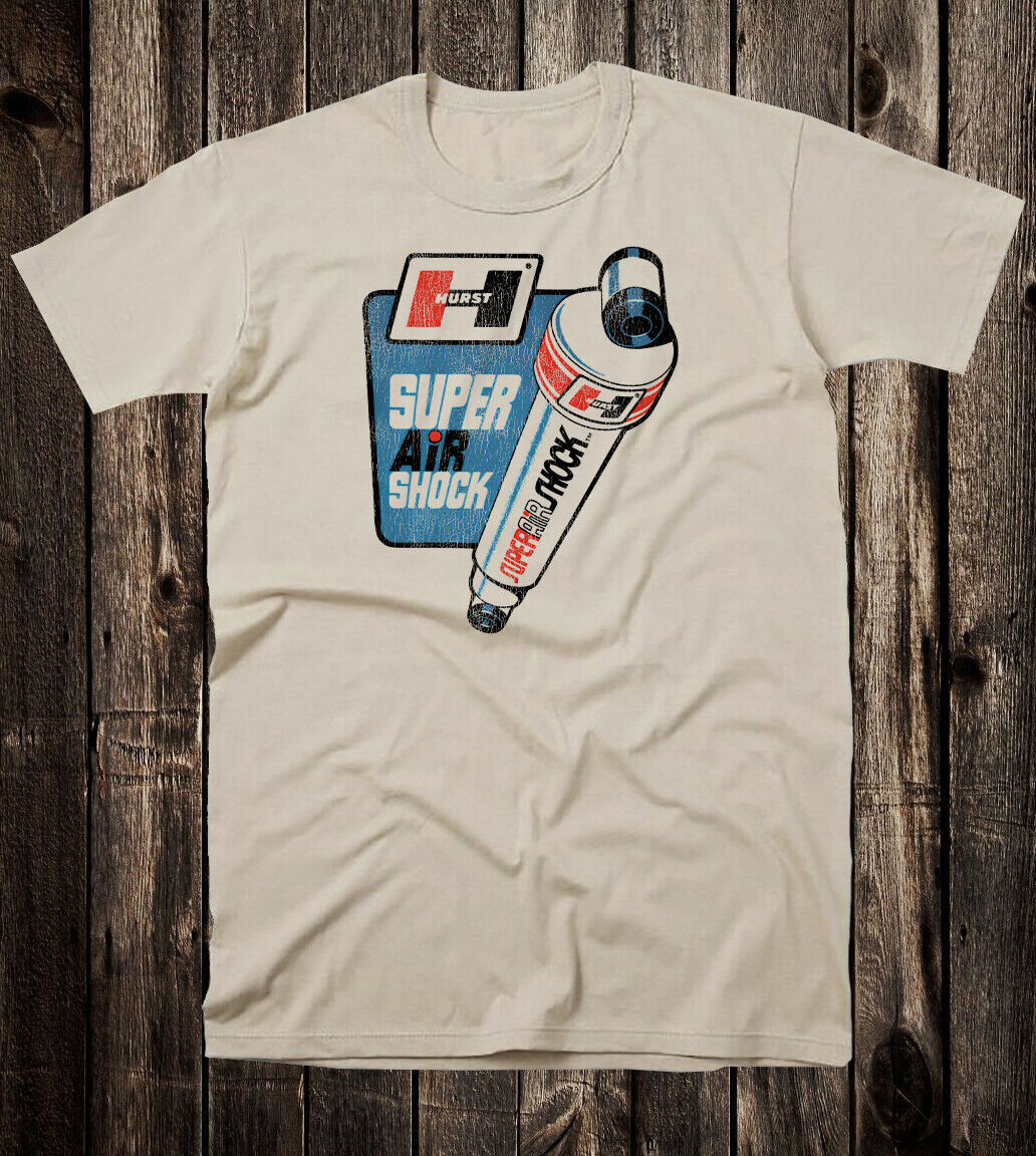 Hot Rod Tee T Shirt Drag Race Nostalgia Speed Shop Hurst Super Air Shock