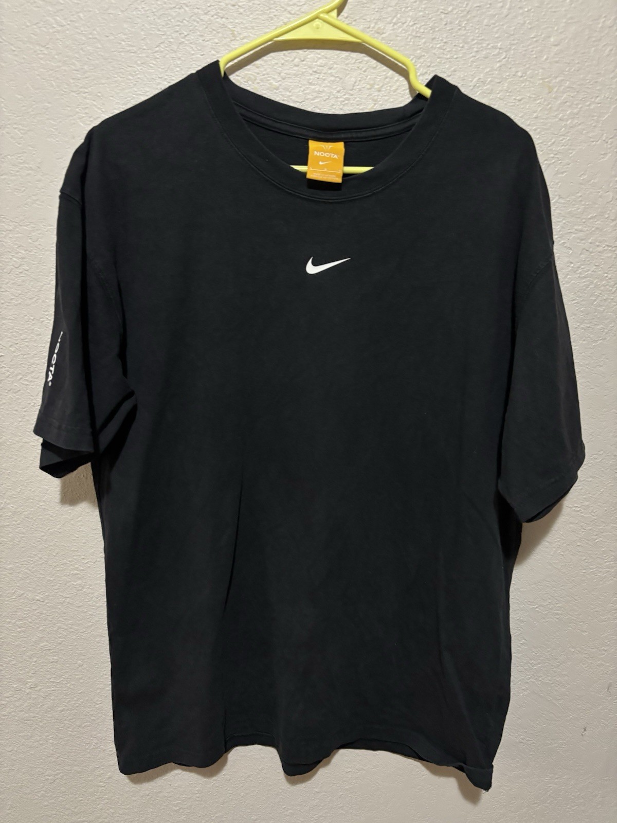 NIKE X DRAKE NOCTA MEN&rsquo;S BLACK T SHIRT ICEMAN SIZE LARGE OVO