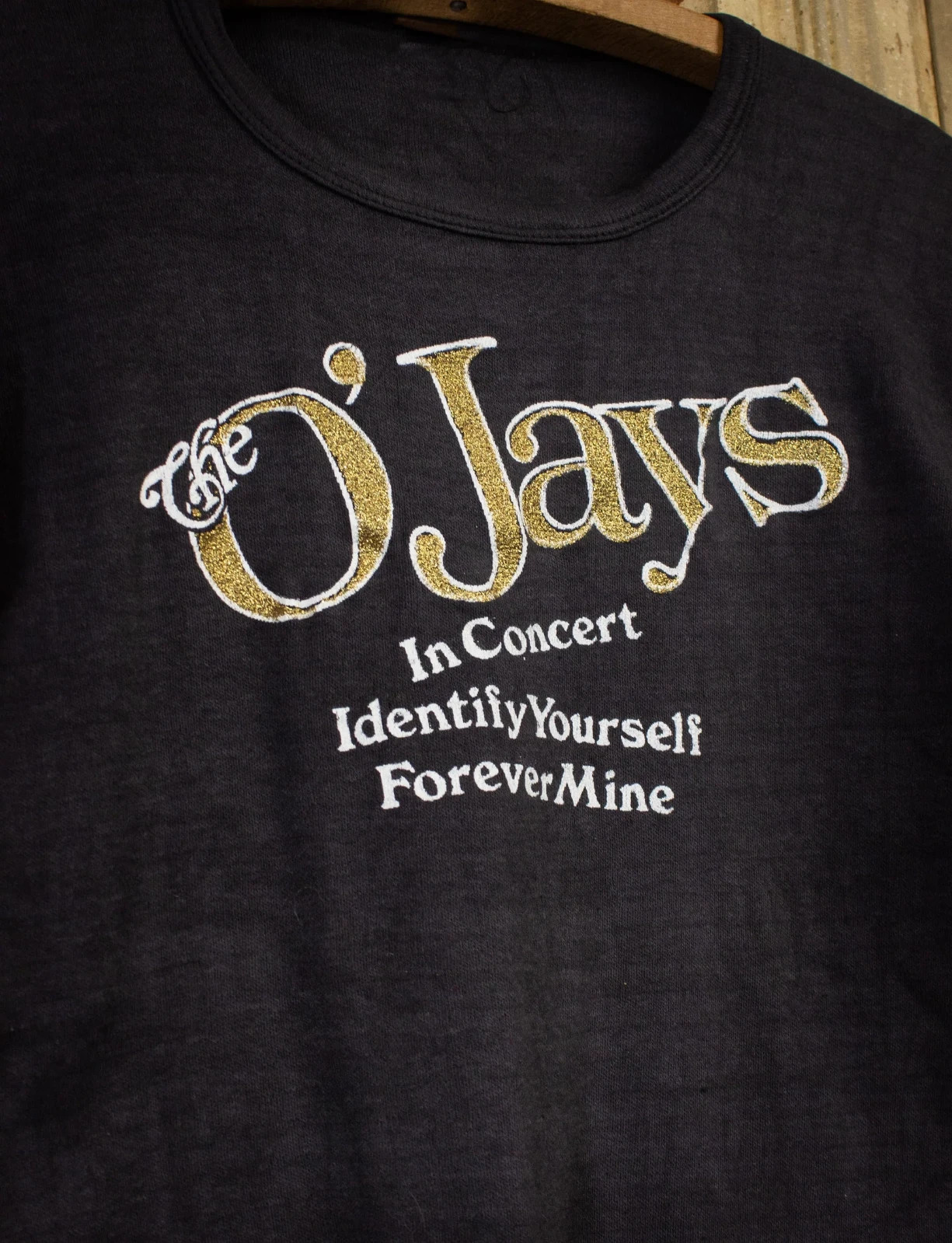 The O&rsquo;Jays Concert T Shirt 1970s Black All size S-5XL L806