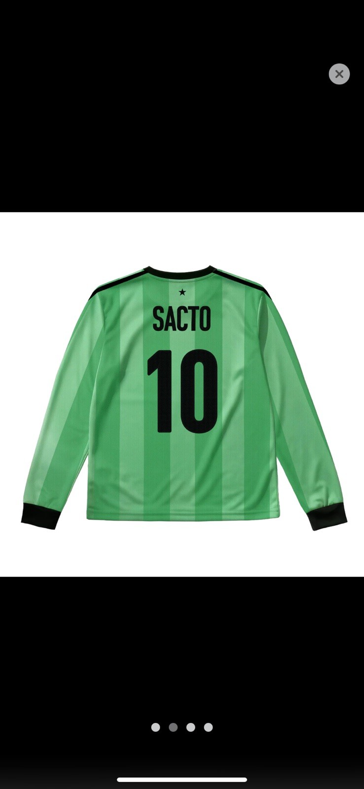 Deftones Goal x Los Jaguares Soccer Jersey L Goalie Green 2026 New with Tag