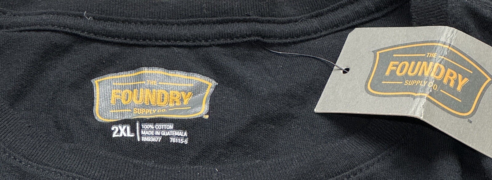 The Foundry Supply Co Men&rsquo;s Short Sleeve Graphic T-Shirt 2XL Black NWT