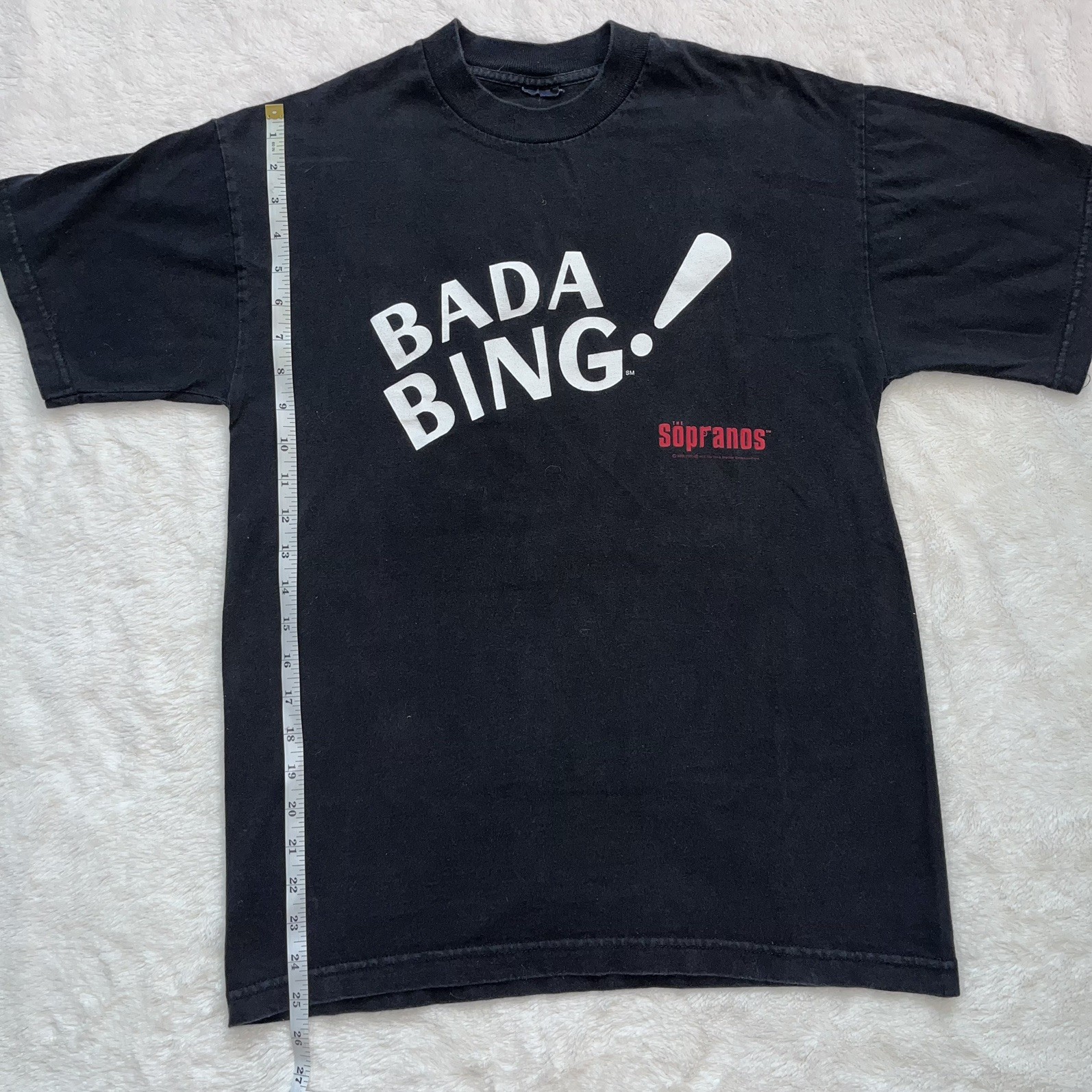 Vintage Y2K 2000 HBO Official The Sopranos Bada Bing Promo Shirt