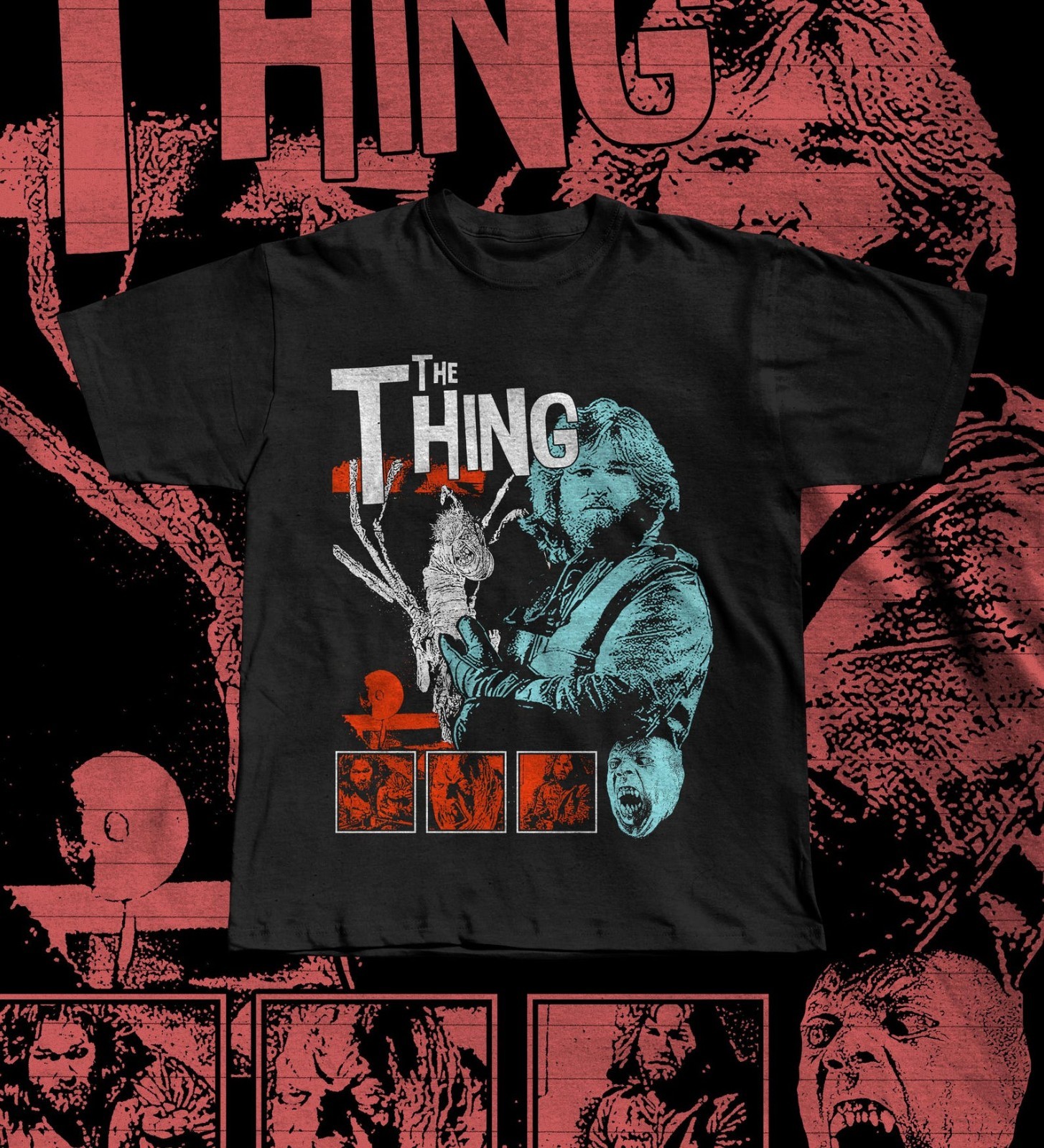 The Thing 1982 Movie T-Shirt – R.J. MacReady Graphic Tee, Outpost 31 Horror
