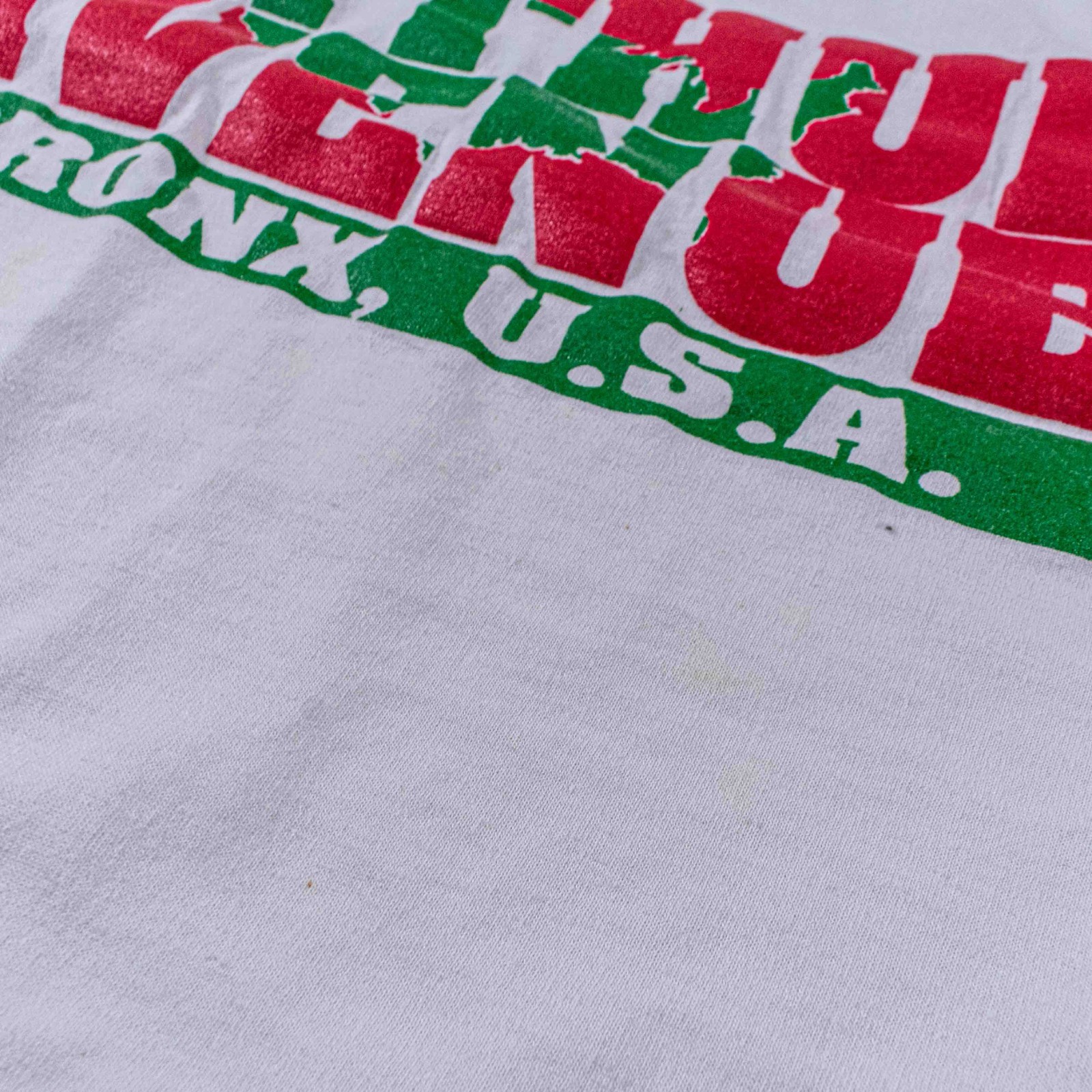 Vintage 90s Arthur Avenue Bronx NY Little Italy T-Shirt XL Italian Heritage Tee