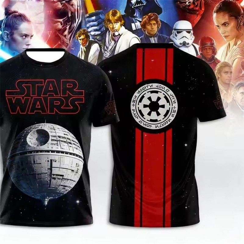 Star Wars Day Death Star Galaxy&rsquo;s Edge Father&rsquo;s Day Gift Tshirt 3D Printed