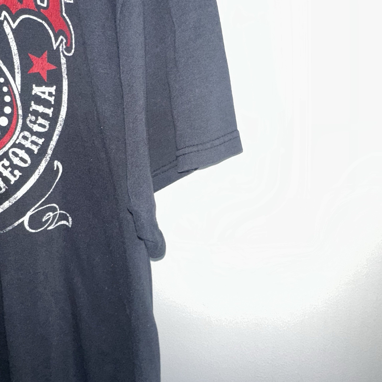 Sevendust Band T-Shirt Black Skull Graphic Atlanta Georgia Men’s XL 25×30 Y2K