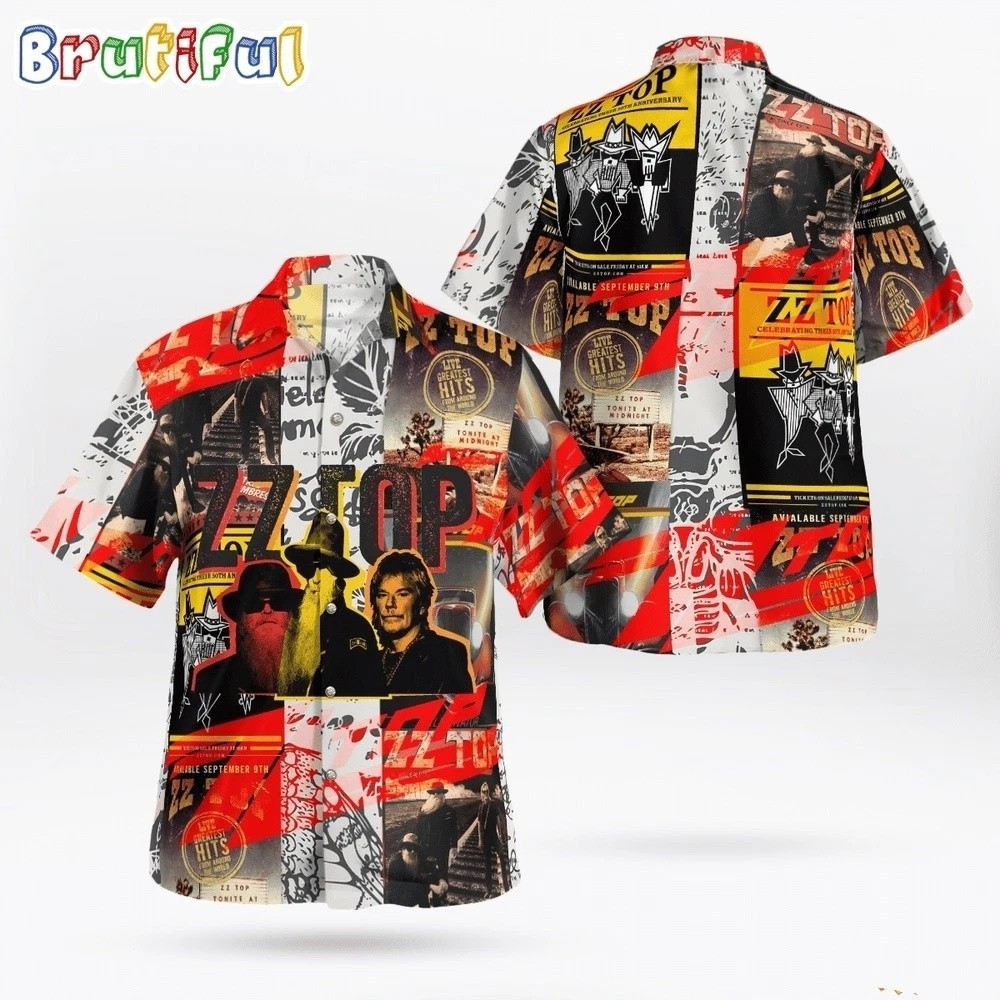 ZZ Top Band Summer Hawaiian Shirt All sizes S to 6XL BL2713