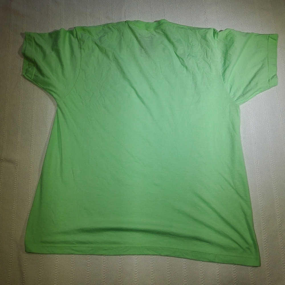 Fender Lime Green Short Sleeve Tee Size XL