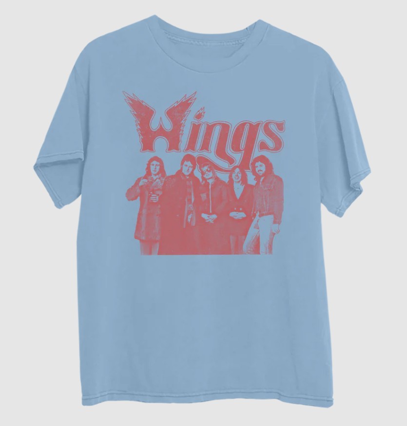 Paul McCartney Wings Got Back 2025 Wings Band T-Shirt Size S-5XL DTG Print