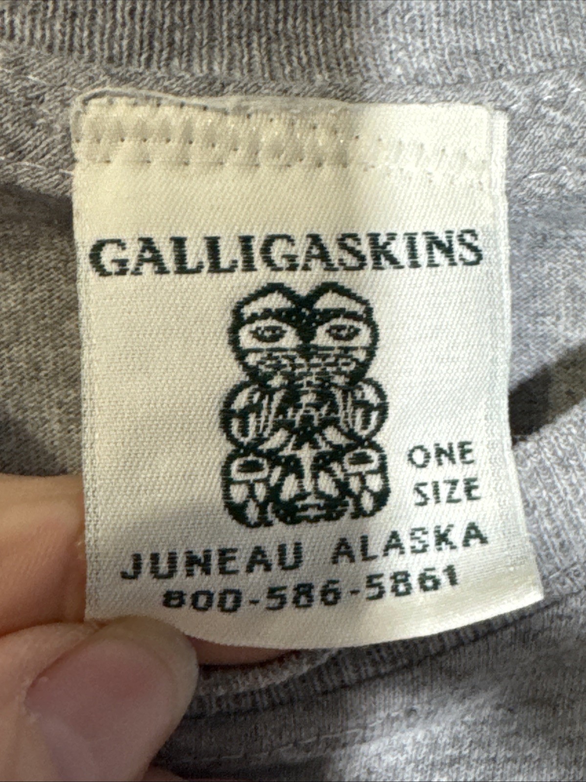 Vintage 90&rsquo;s OSFA Galligaskins Juneau Alaska Sleepshirt RARE Oversized Moosejive