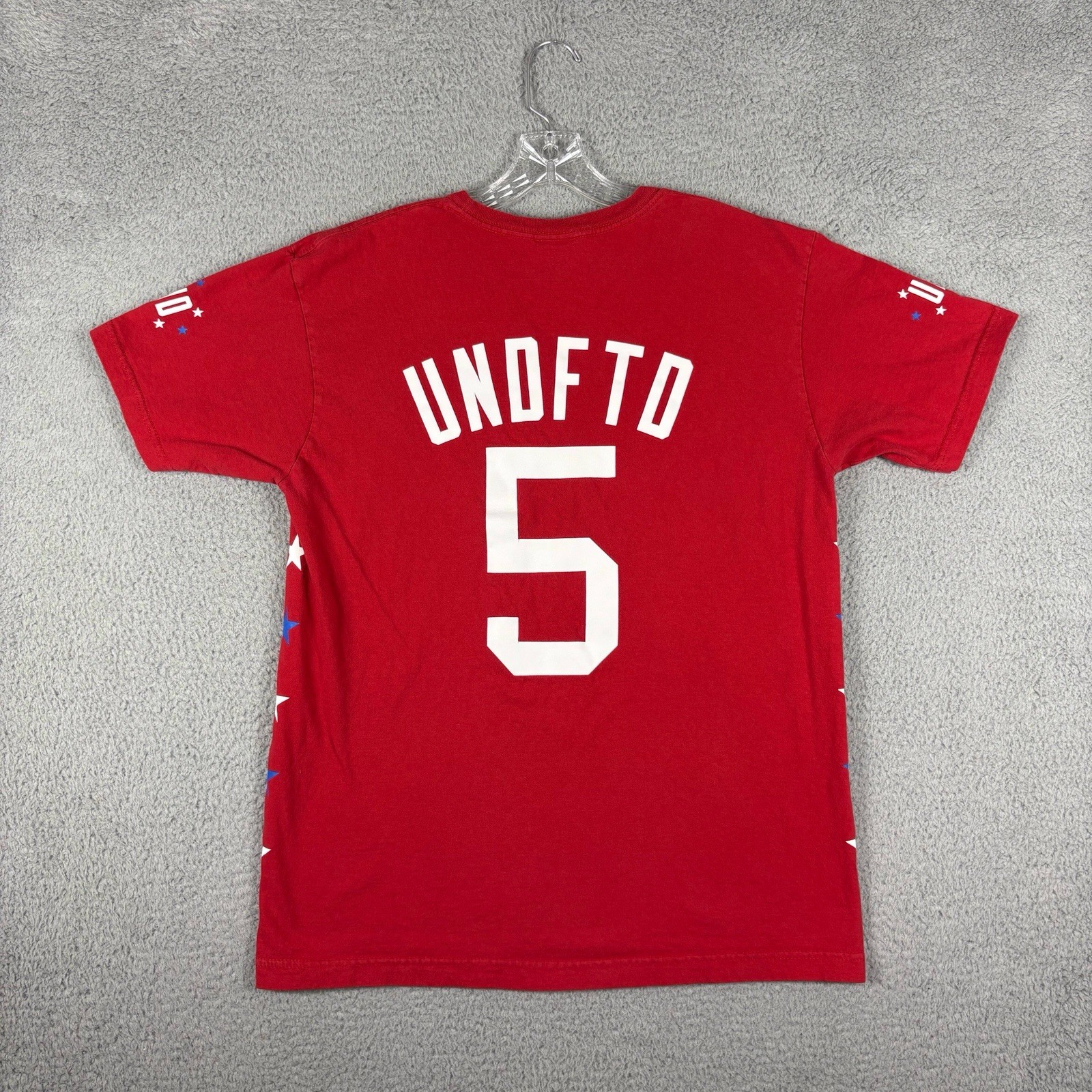 Vtg Undefeated T-shirt Men’s Large Red UNDFTD Streetwear Skater Hip Hop Grunge