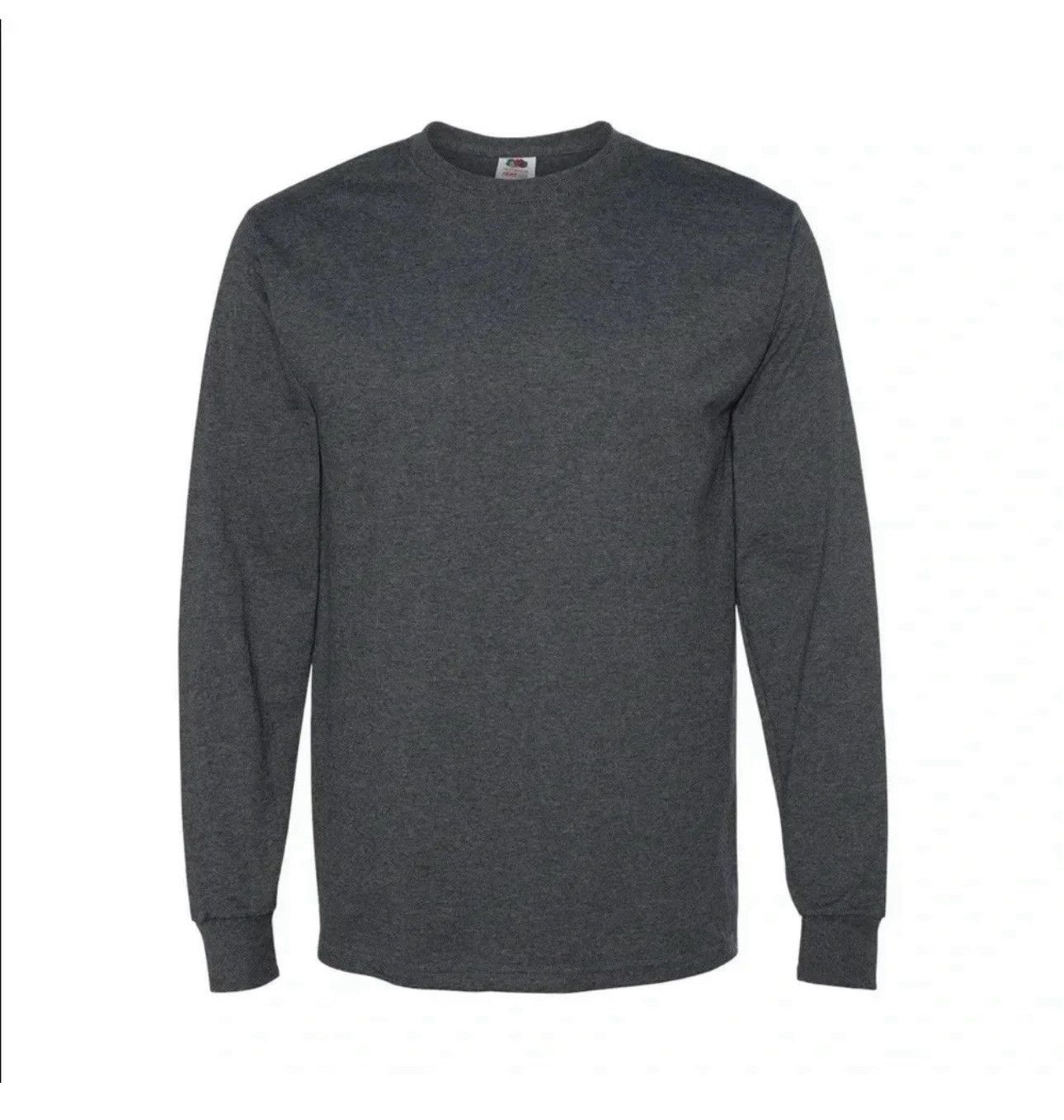Fruit Of The Loom Select Soft Ring Spun Cotton Wicks Moisture Long Sleeve Crew