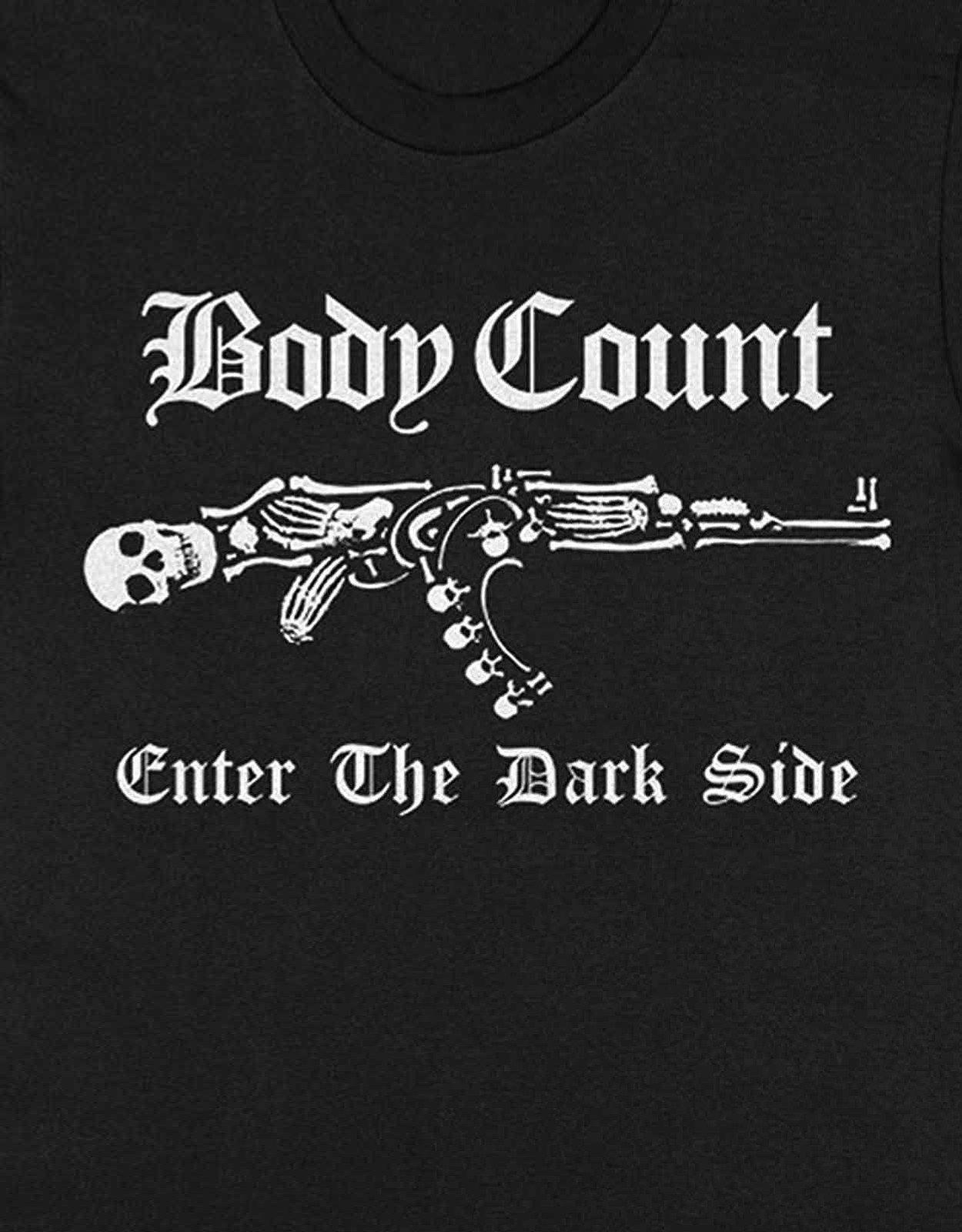 Body Count T Shirt Enter The Dark Side Band Logo new Official Mens Black