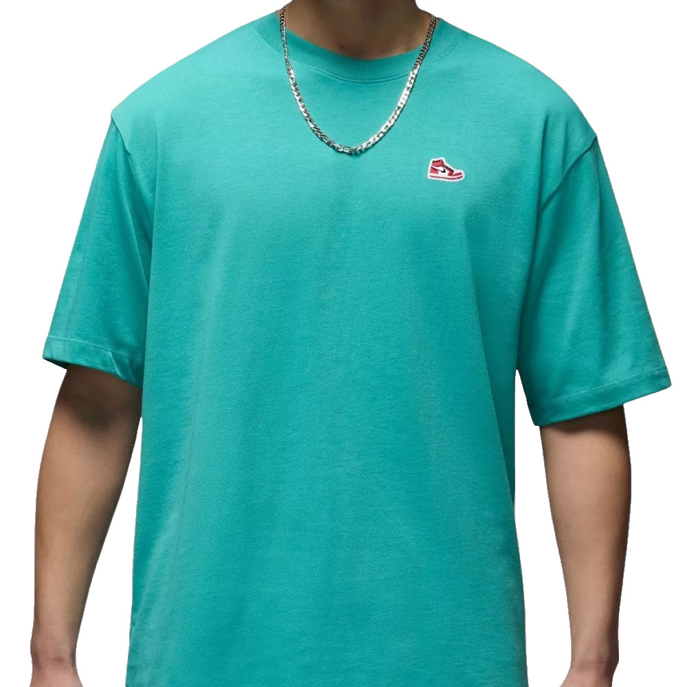 Air Jordan XXL Men&rsquo;s T Shirt Washed Teal AJ1 Cotton Nike Retro HJ2326 392 NWT