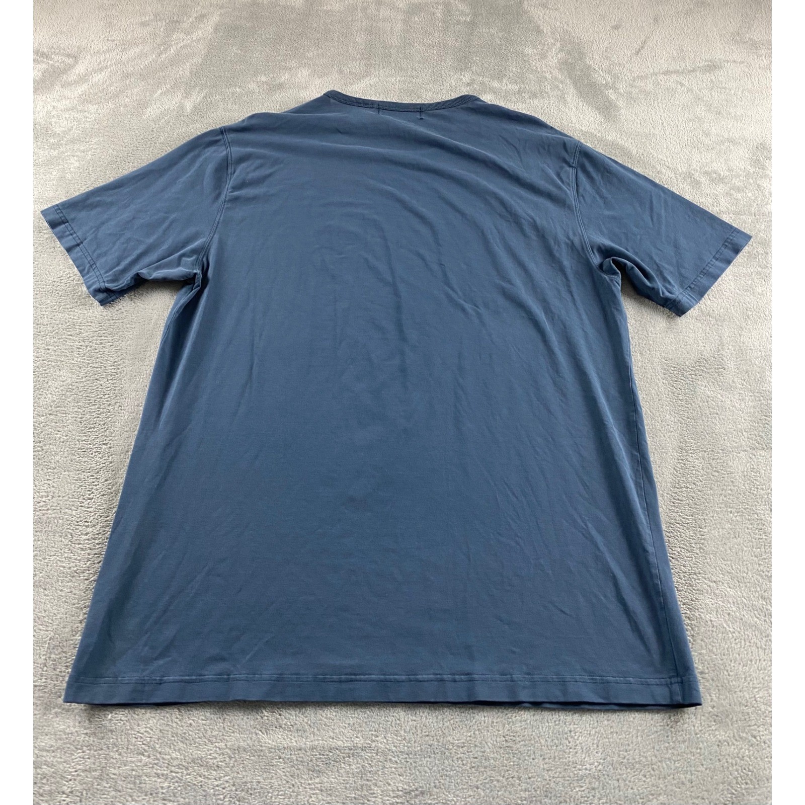 Croft & Barrow Mens Blue Short Sleeve Crew Neck Cotton Stretch T-Shirt XL