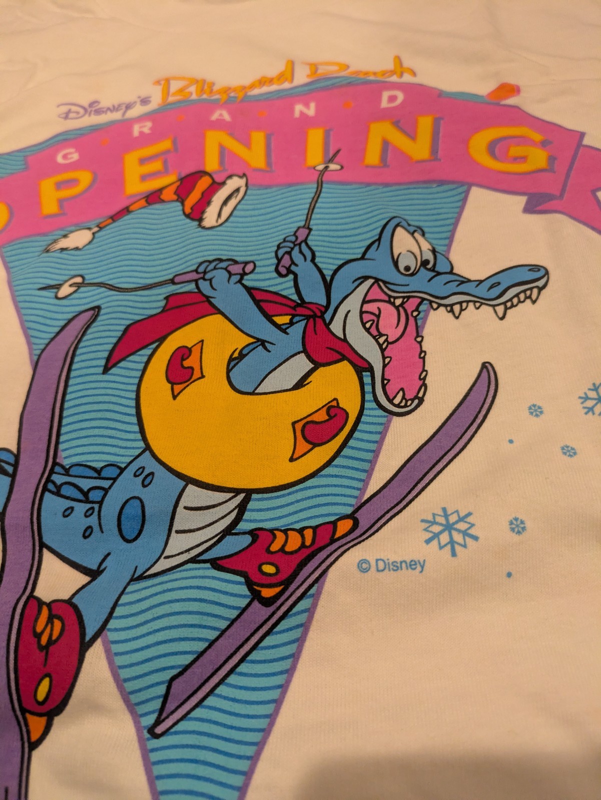 Vintage DEADSTOCK 1995 Disney Blizzard Beach Grand Opening RARE Shirt XL