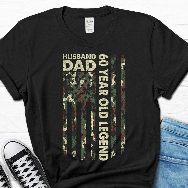 2025/60th Birthday T-shirt for Men, Husband Dad 60 Year Old Legend Shirt, 60th B