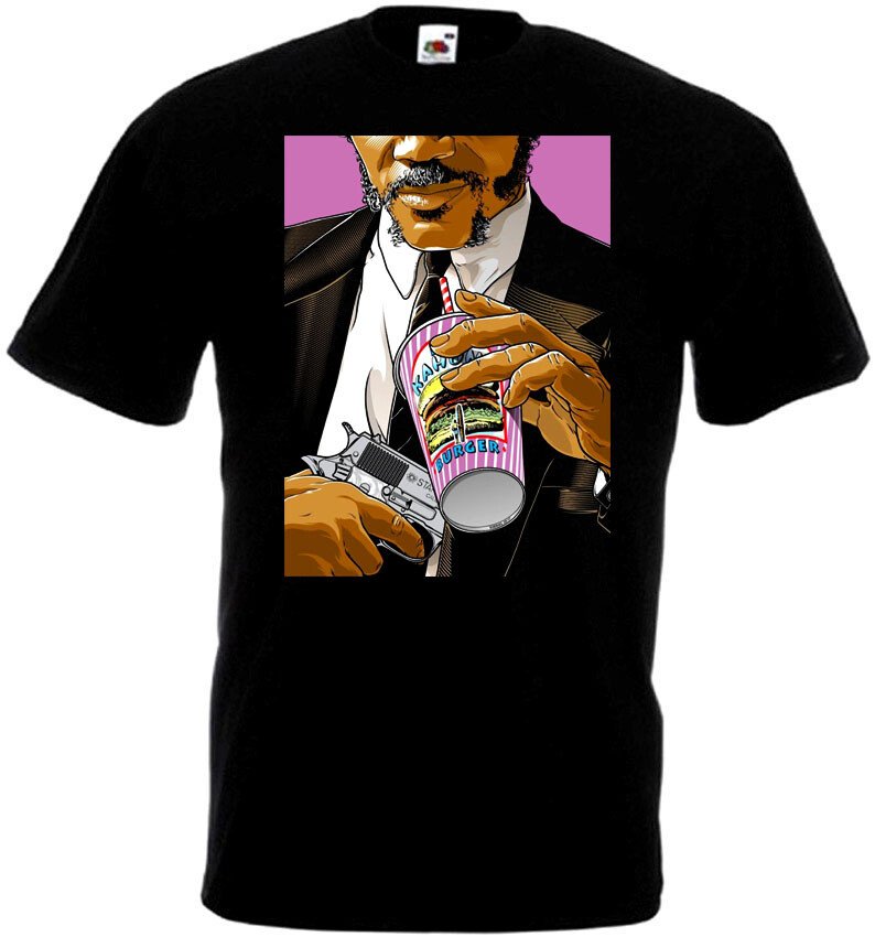 Pulp Fiction v2 T-shirt black Quentin Tarantino all sizes S-5XL
